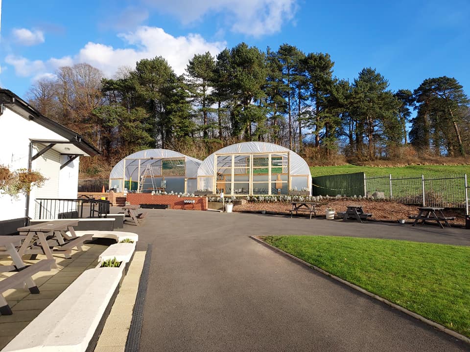 Llanrumney Hall Outdoor Polytunnels!